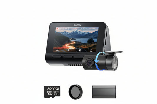 4K A800SE Bundle: : Front Cam + Rear Cam + Memory Card + CPL Filter + Battery Pack + Hardwire Kit