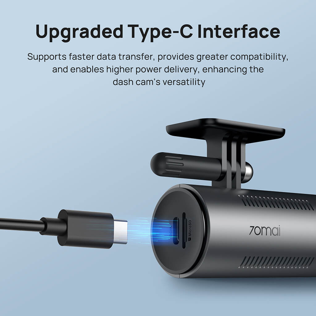 70mai Dashcam M310 - support typeC