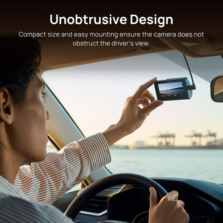 70mai Dash Cam 4K A810S with Sony STARVIS 2 IMX678, License Plate Enhancement, Buffered Emergency Record, Supercapacitor & 4G LTE