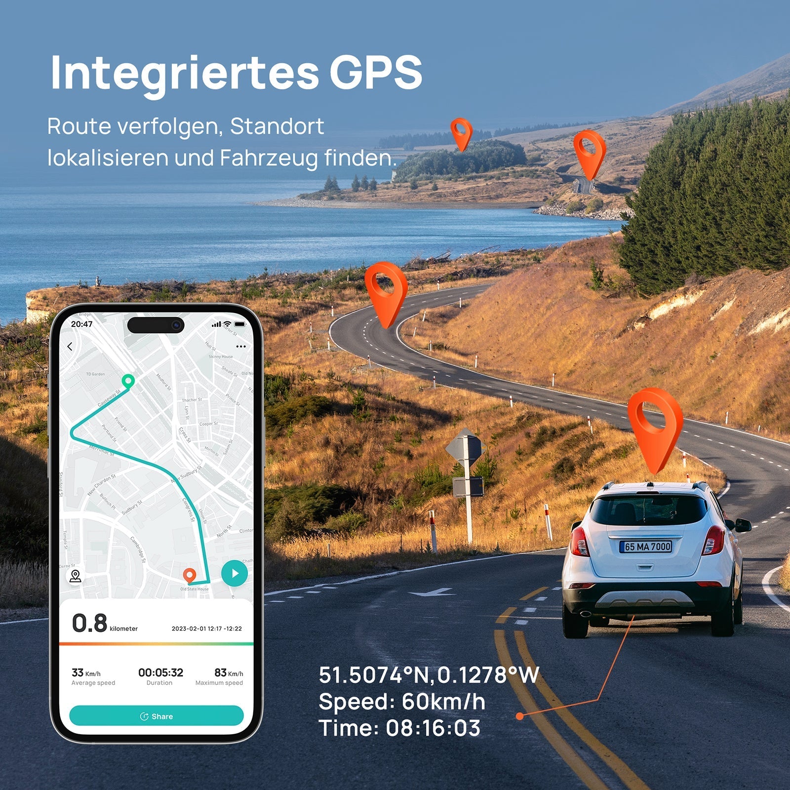 70mai Dash Cam A810 4K HDR Sony Starvis 2 IMX678 Dual-channel