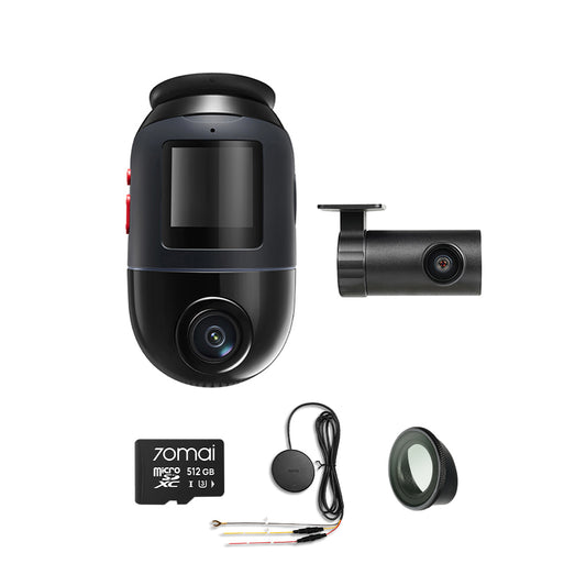 4K Omni Bundle: Front Cam + Rear Cam + Memory Card + Hardwire Kit + CPL Filter